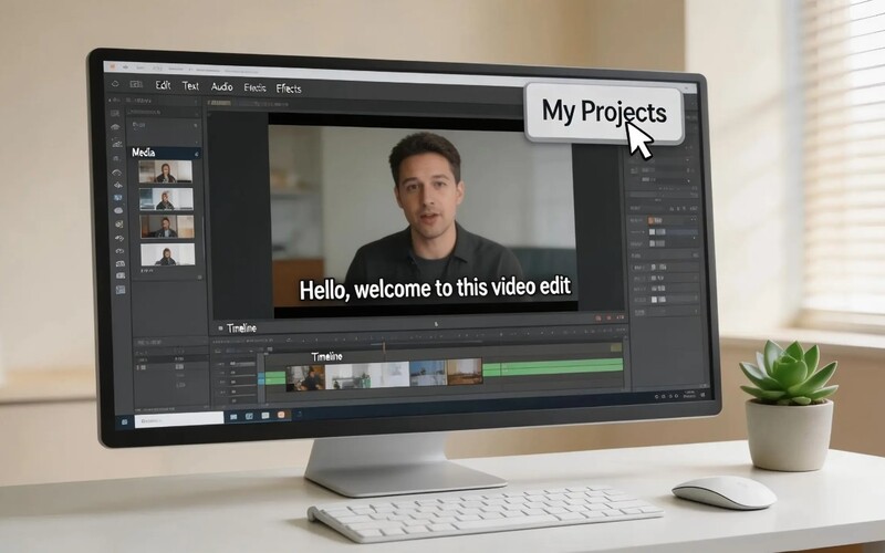Cách dùng Auto Captions trên CapCut PC để tạo phụ đề cho video