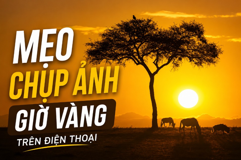 Mẹo chụp ảnh giờ vàng trên điện thoại: 5 bí quyết tạo ảnh đẹp như máy ảnh chuyên nghiệp