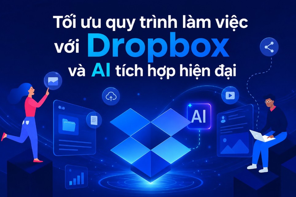 Tối ưu quy trình làm việc với Dropbox và AI tích hợp hiện đại