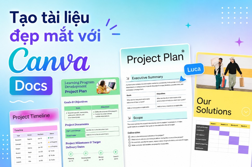 Tạo tài liệu đẹp mắt với Canva Docs: Hướng dẫn đầy đủ cho người mới bắt đầu