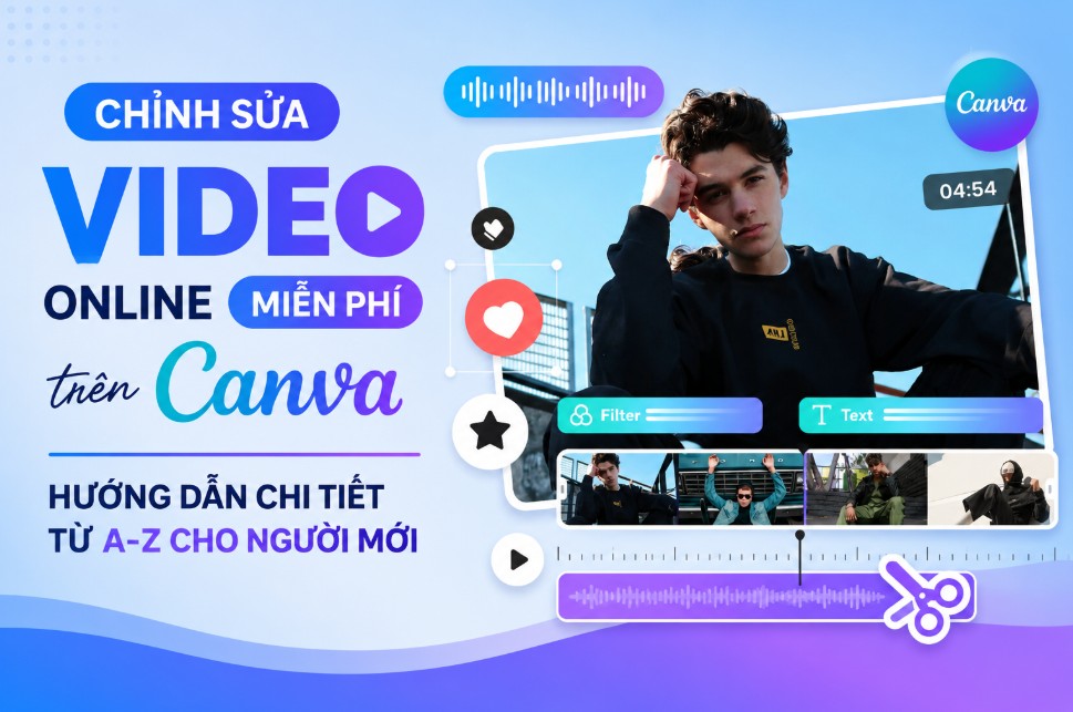 Chỉnh sửa video online miễn phí trên Canva: Hướng dẫn chi tiết từ A-Z cho người mới