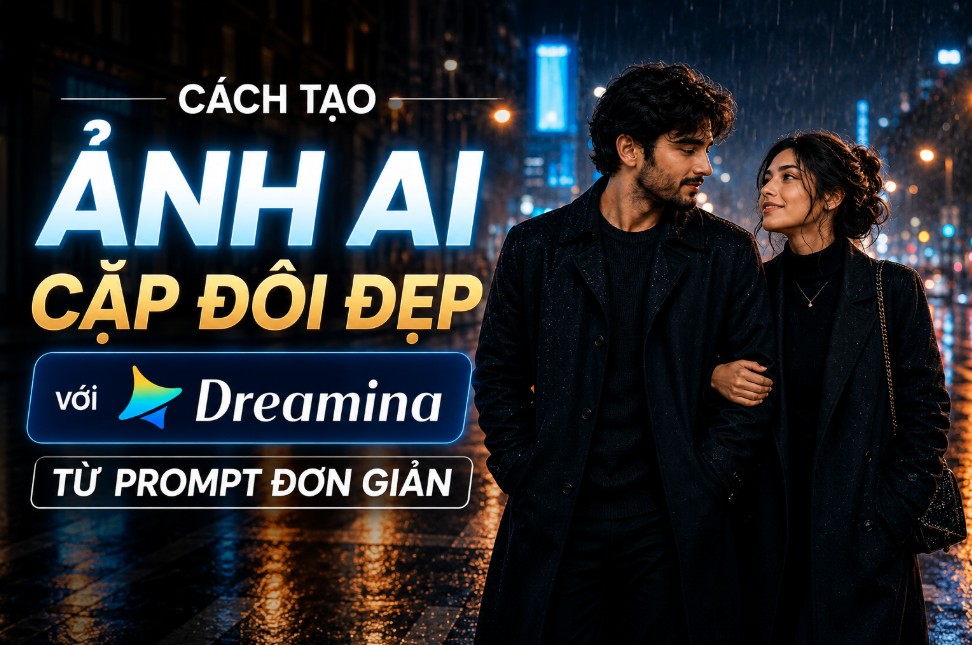 Cách tạo ảnh AI cặp đôi đẹp với Dreamina từ prompt đơn giản