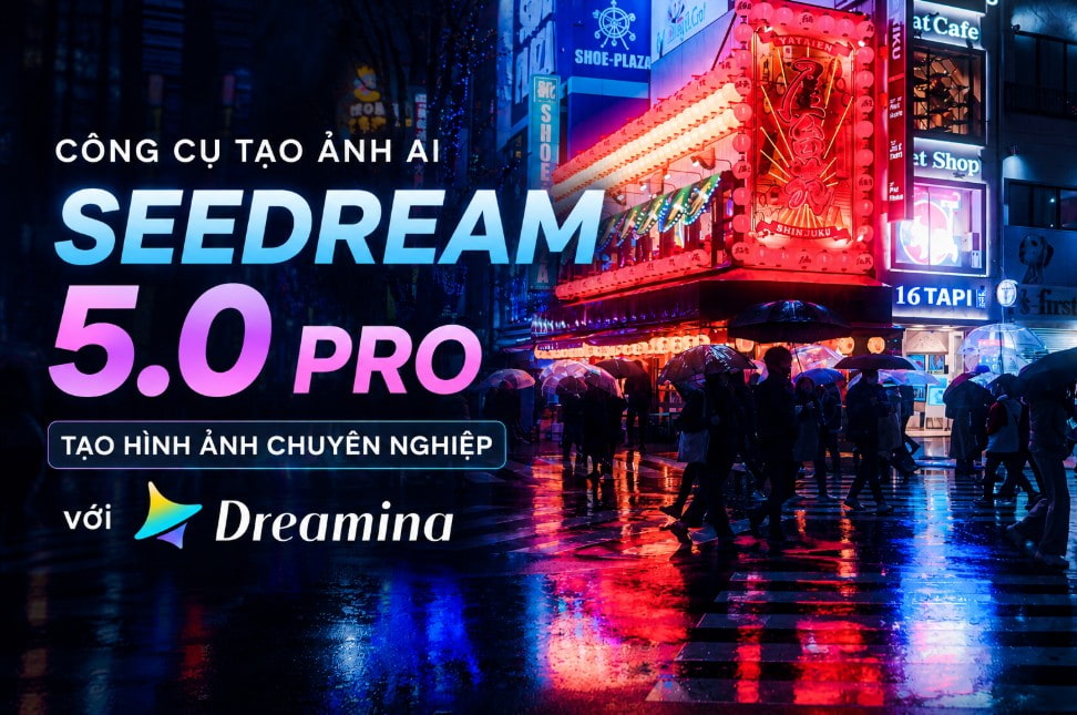 Công cụ tạo ảnh AI Seedream 5.0 Pro: Tạo hình ảnh chuyên nghiệp với Dreamina