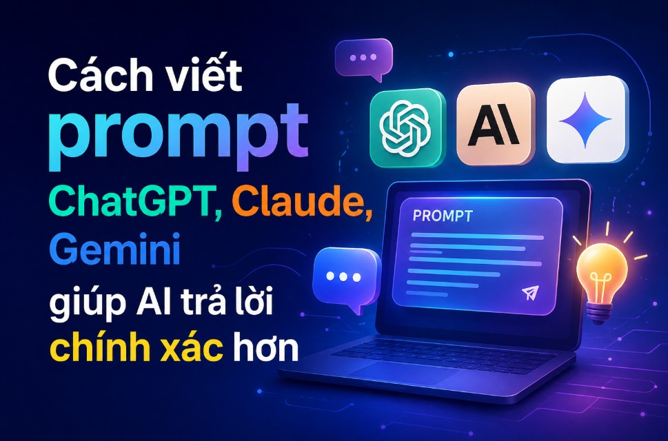 Cách viết prompt ChatGPT, Claude, Gemini giúp AI trả lời chính xác hơn