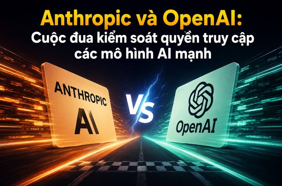 Anthropic và OpenAI: Cuộc đua kiểm soát quyền truy cập các mô hình AI mạnh