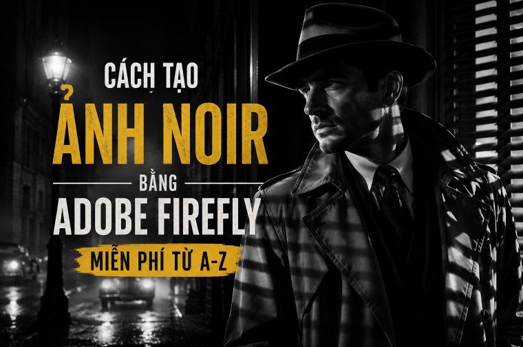 Cách tạo ảnh Noir bằng Adobe Firefly miễn phí từ A-Z