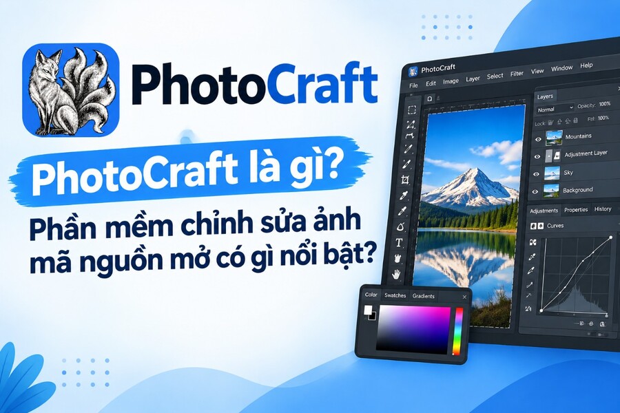 PhotoCraft là gì? Phần mềm chỉnh sửa ảnh mã nguồn mở có gì nổi bật?