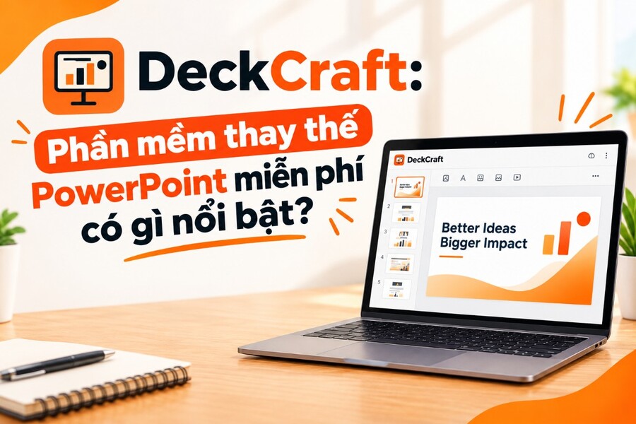 DeckCraft: Phần mềm thay thế PowerPoint miễn phí có gì nổi bật?