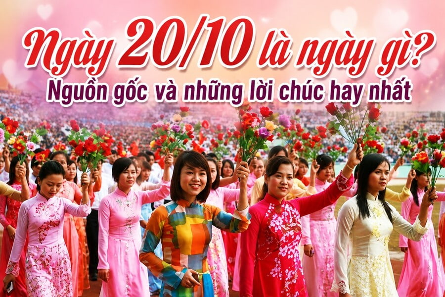 Ngày 20/10 là ngày gì? Nguồn gốc và những lời chúc hay nhất