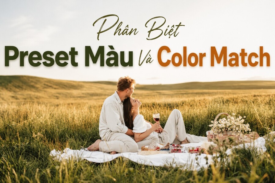 Phân Biệt Preset Màu Và Color Match: Cẩm Nang Hậu Kỳ Cho Người Mới