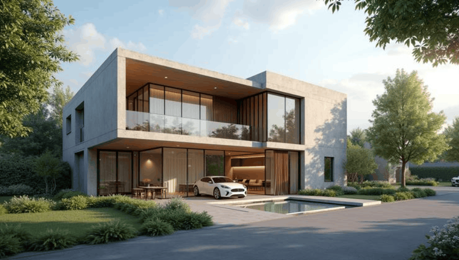 V-Ray với chi tiết và phản xạ vật liệu