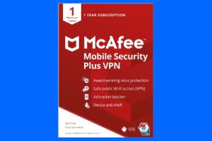 Key McAfee Mobile Security Plus VPN