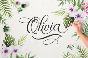 Download Font Chữ Olivia Miễn Phí Cho Photoshop