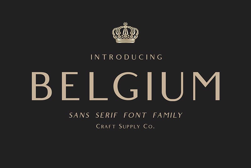 Font Chữ Đẹp 127 - Belgium-Font-Family