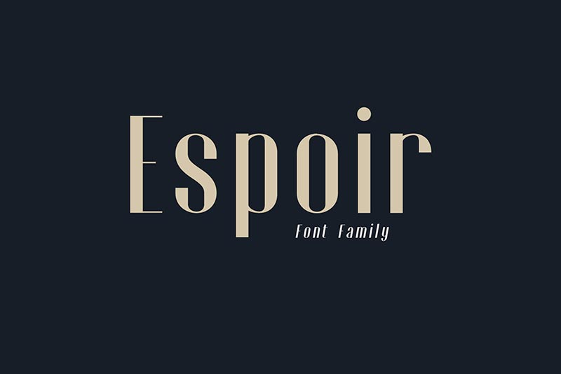 Font Chữ Đẹp 134 - Espoir-Font-Family