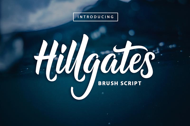 Font Chữ Đẹp 185 - Hillgates