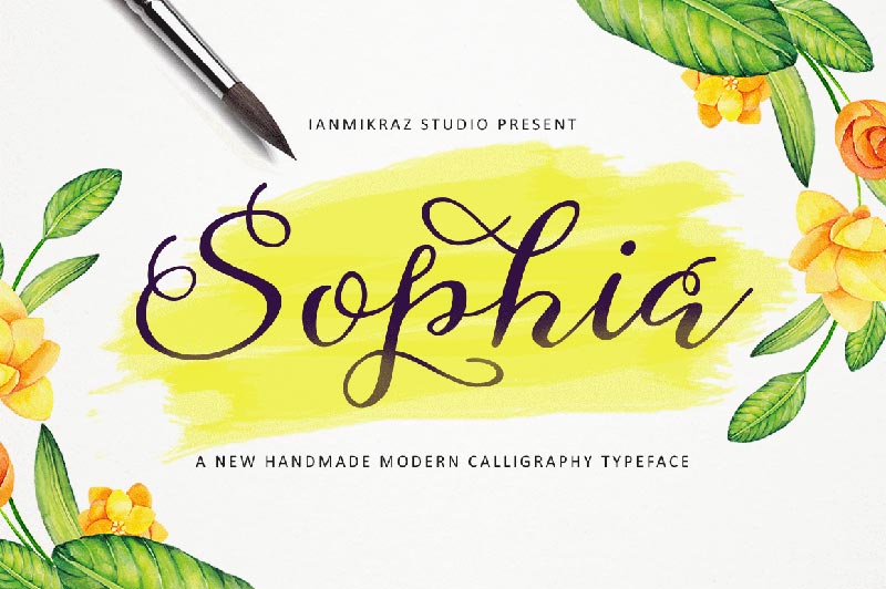 Font Chữ Đẹp 255 - Sophia