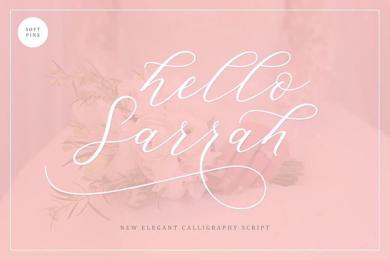 Font Chữ Đẹp 184 - Hello Sarrah