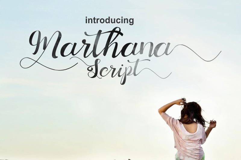 Font Chữ Đẹp 207 - Marthana-Script