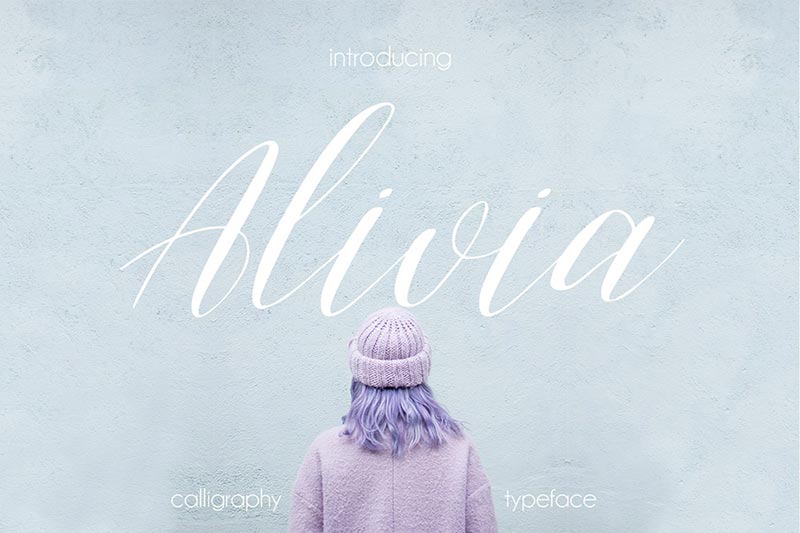 Font Chữ Đẹp 091 - ALIVIA