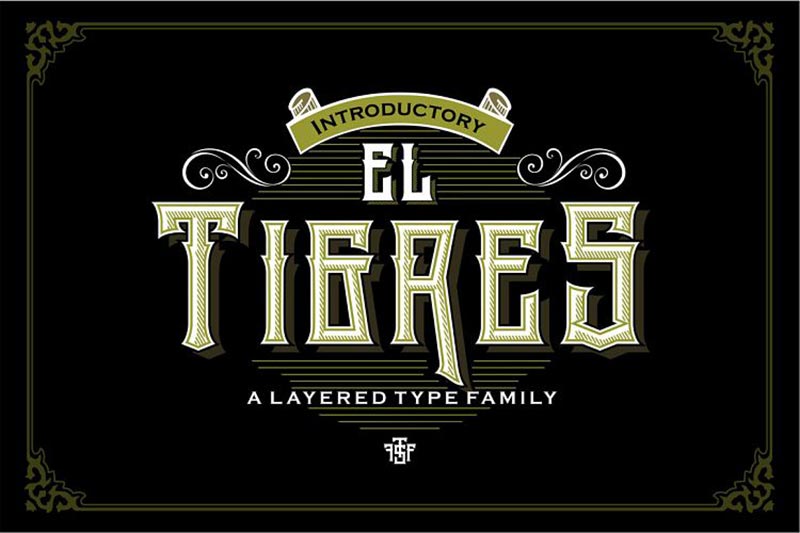 Font Chữ Đẹp 312 - El Tigres