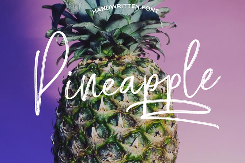 Font Chữ Đẹp 071 - PINEAPPLE