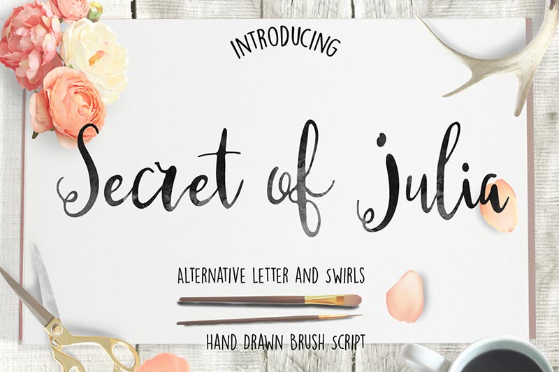 Font Chữ Đẹp 078 - SECRET_OF_JULIA