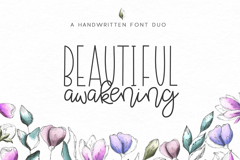 Font Chữ Đẹp 164 - Beautiful Awakening