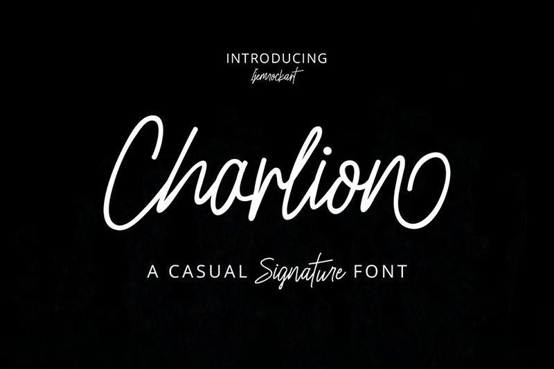 Font Chữ Đẹp 292 - Charlion-Script-2-Style