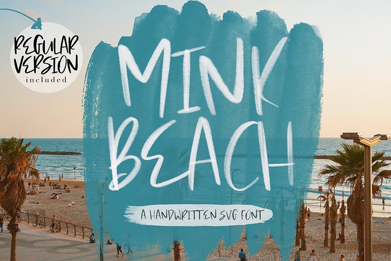 Font Chữ Đẹp 212 - Mink Beach