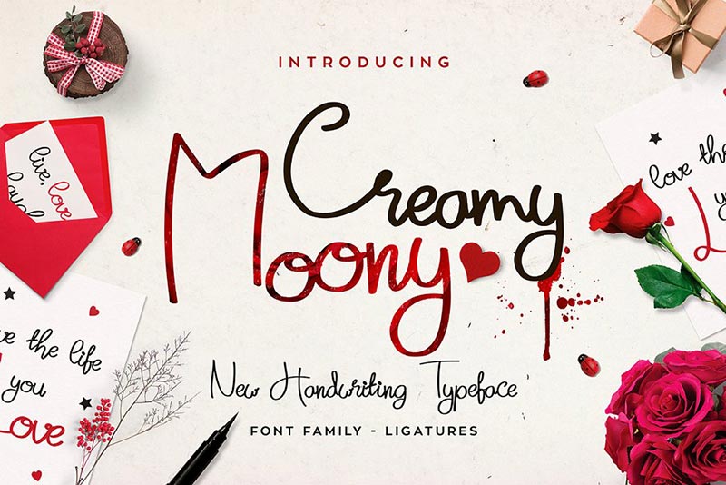 Font Chữ Đẹp 301 - Creamy Moony