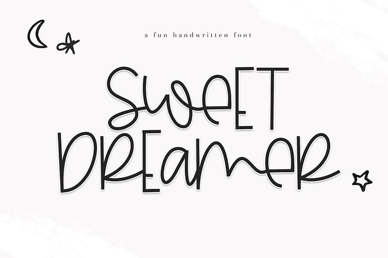 Font Chữ Đẹp 265 - Sweet Dreamer