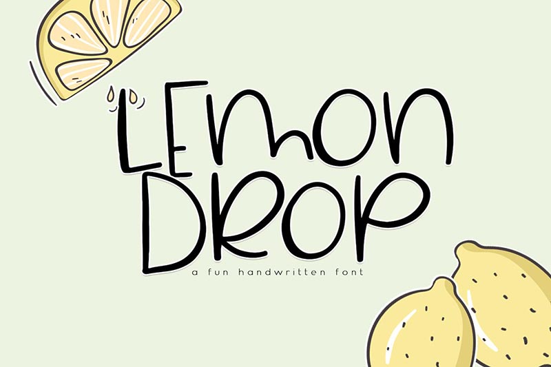 Font Chữ Đẹp 199 - Lemon Drop