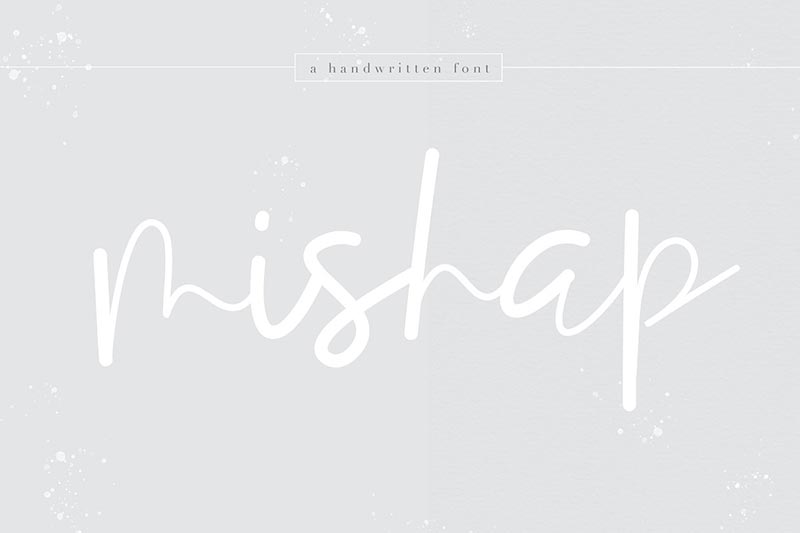 Font Chữ Đẹp 214 - Mishap
