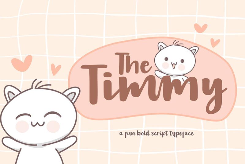 Font Chữ Đẹp 266 - The Timmy