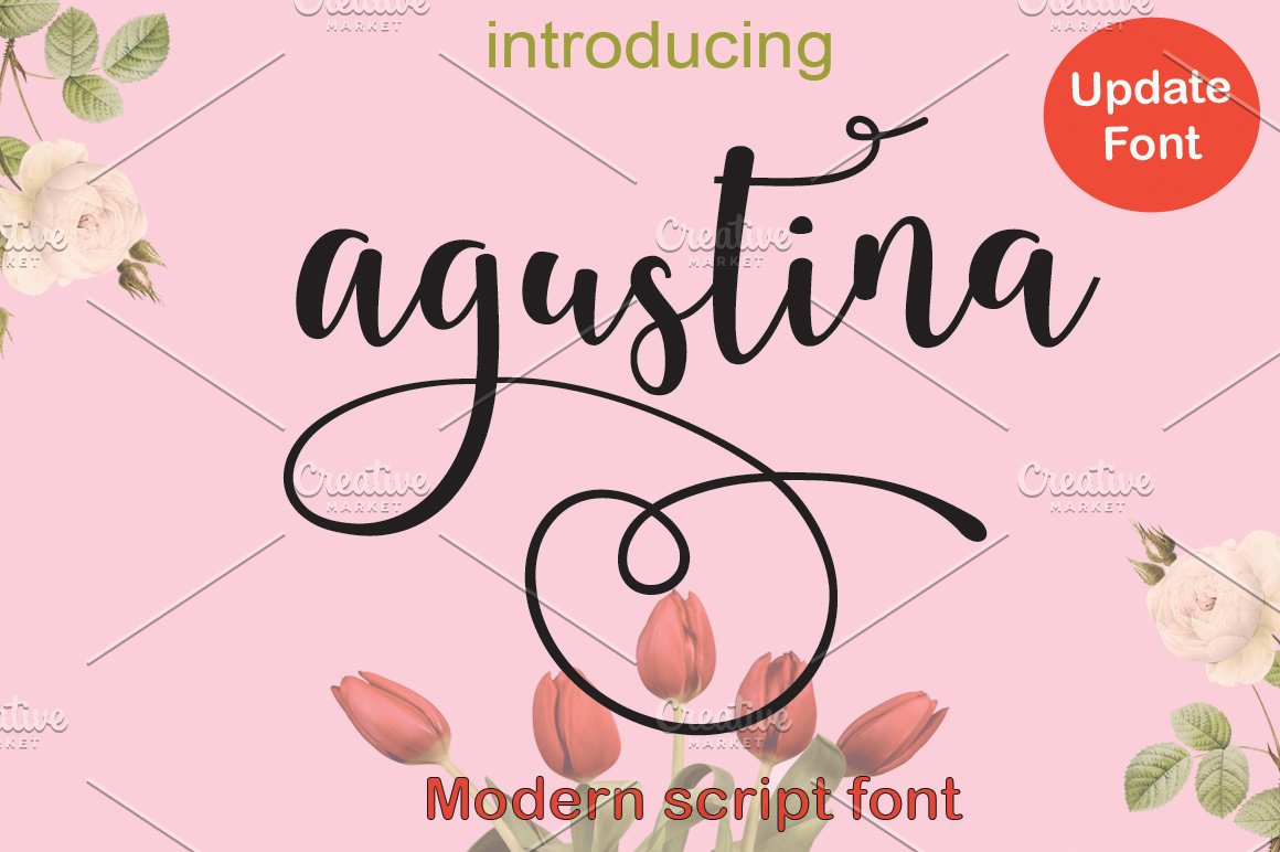 Font Chữ Đẹp 760 agustina