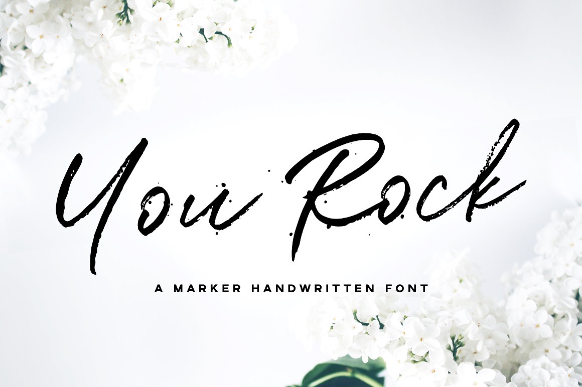 Font Chữ Đẹp 599 You Rock Handwritten