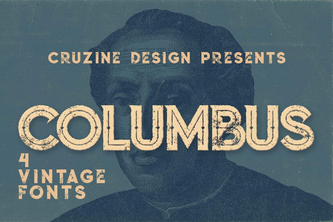 Font Chữ Đẹp 650 Columbus Typeface