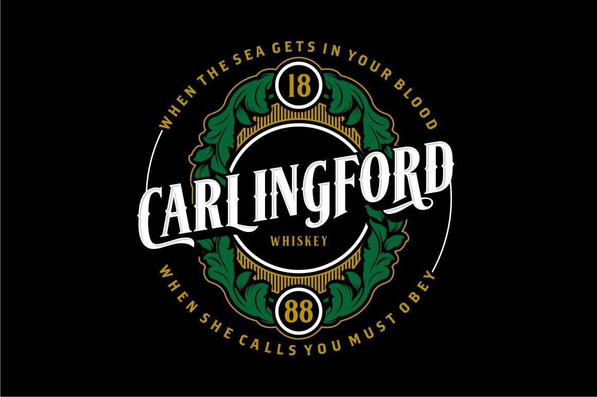 Font Chữ Đẹp 663 Carlingford