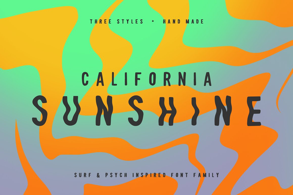 Font Chữ Đẹp 666 California Sunshine