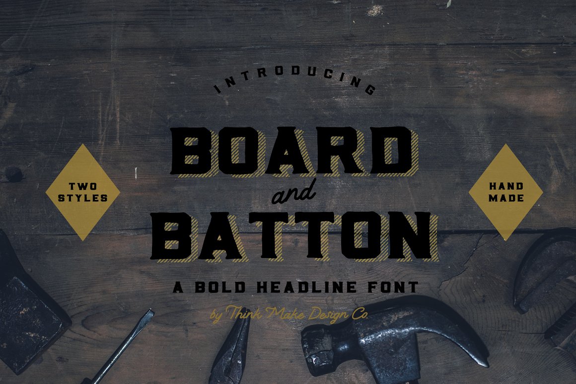 Font Chữ Đẹp 686 Board+Batton