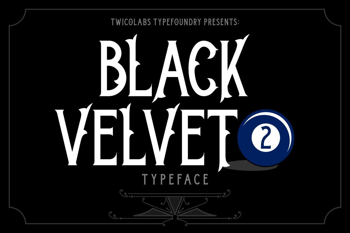 Font Chữ Đẹp 692 Black Velvet