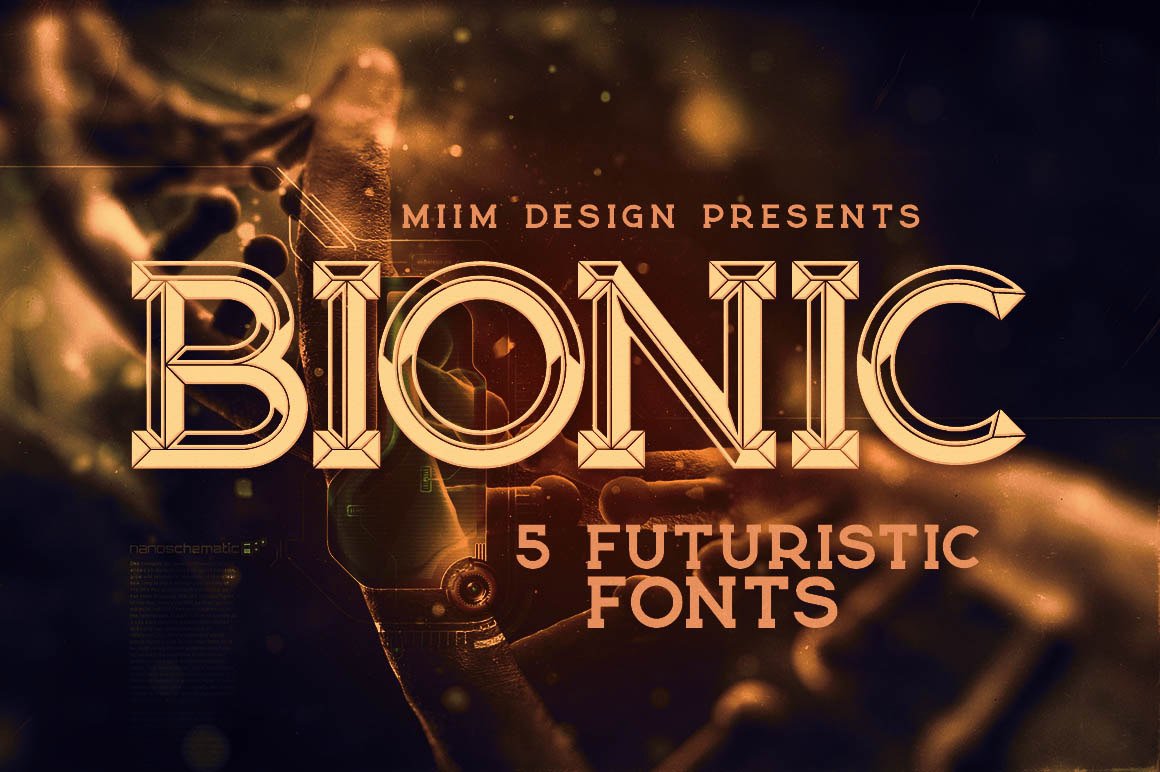 Font Chữ Đẹp 696 Bionic - Modern