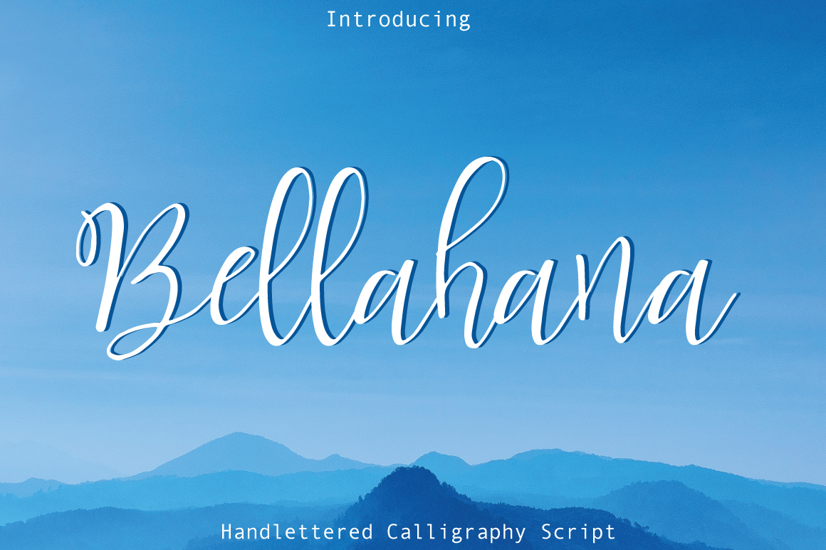 Font Chữ Đẹp 706 bellahana