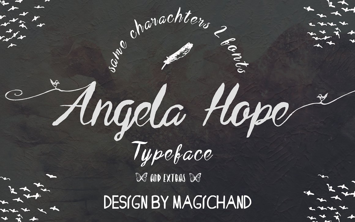 Font Chữ Đẹp 742 Angela Hope