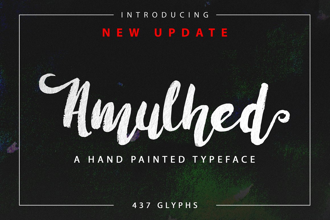 Font Chữ Đẹp 747 Amulhed Brush