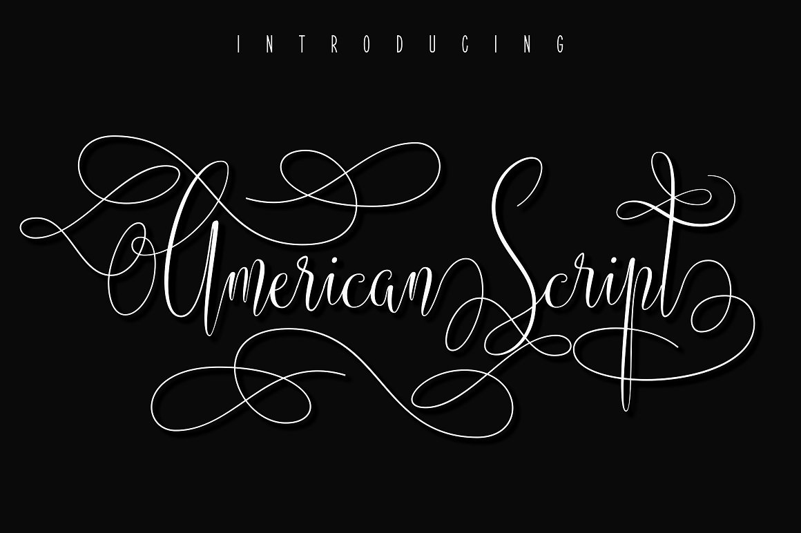 Font Chữ Đẹp 749 American Script