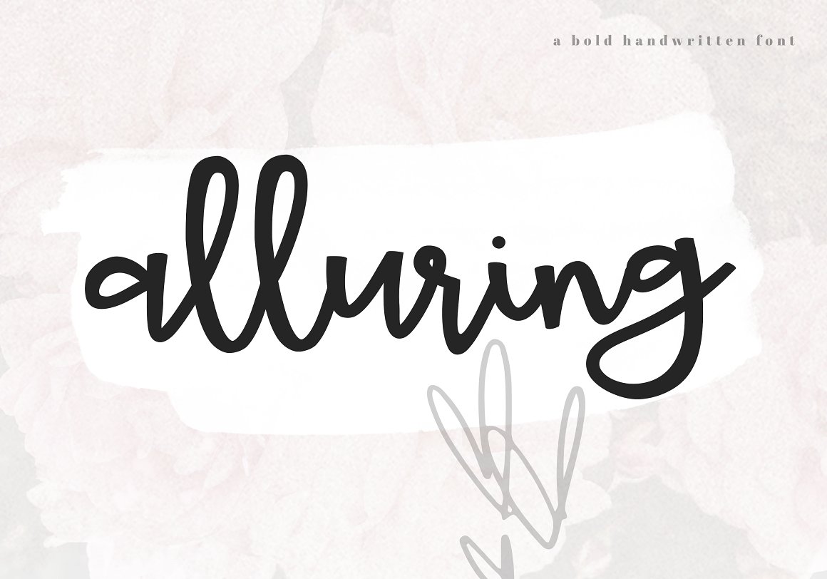 Font Chữ Đẹp 754 Alluring