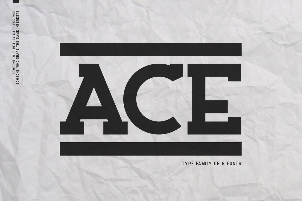 Font Chữ Đẹp 766 Ace-Family