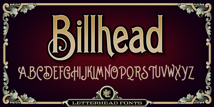 Font Chữ Đẹp 697 Billhead